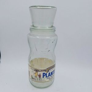 PLANTERS MR. PEANUT LIMITED EDITION HAPPY HOLIDAYS GLASS DECANTER